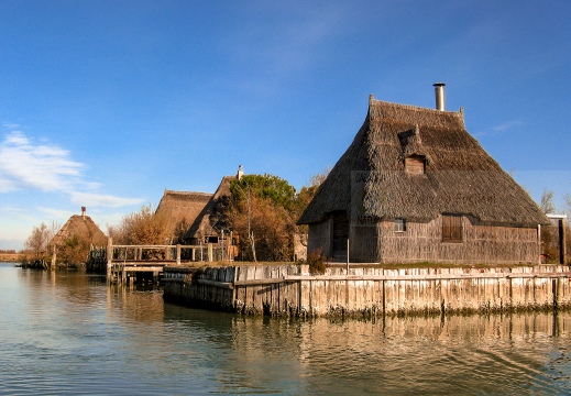 CASONI DI PESCA DELLLA LAGUNA VENETA - Laguna di Marano Lagunare (UD) - Riserva Naturale foci dello Stella