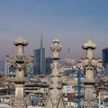 MIlano - Duomo - Vista sui grattacieli    
